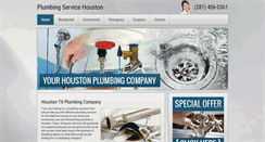 Desktop Screenshot of plumbingservice-houston.com